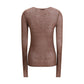 Brown Wool Sweatshirt