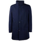 Blue Wool Men Jacket