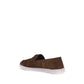 Brown Rubber Slip-On Loafers