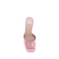 Multicolor Calf Leather Bos Taurus Flat Sandals