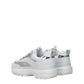 White Polyethylene Chunky Sneakers