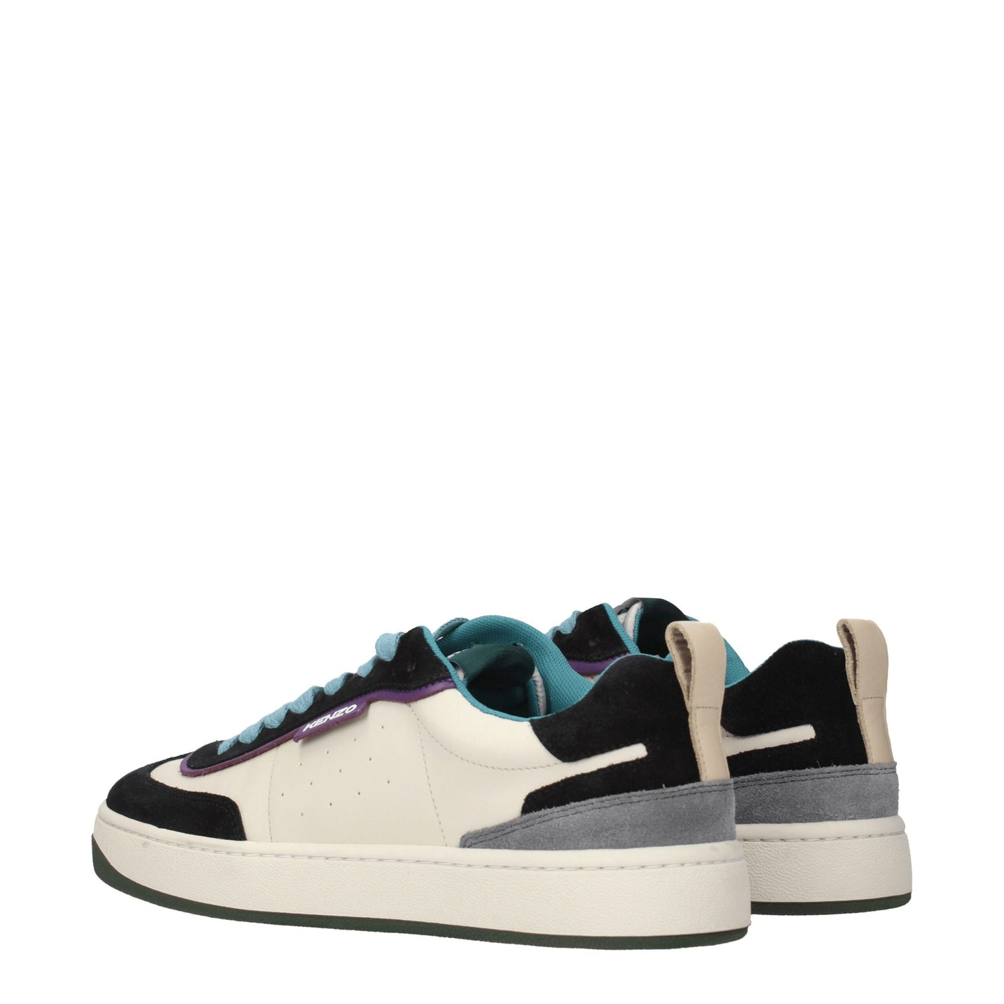 Multicolor Leather Low Top Sneakers