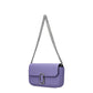 Purple Leather Crossbody Bag