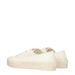 Beige Fabric Low Tops