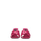 Pink Leather Platforms