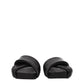Black Leather Slippers