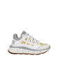 White Fabric Athletic Sneakers