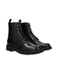 Black Leather Ankle Boots
