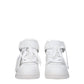 White Leather High Top Sneakers
