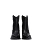 Black Leather Ankle Boots