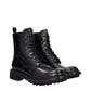 Black Leather Ankle Boots