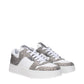 White Leather Chunky Sneakers