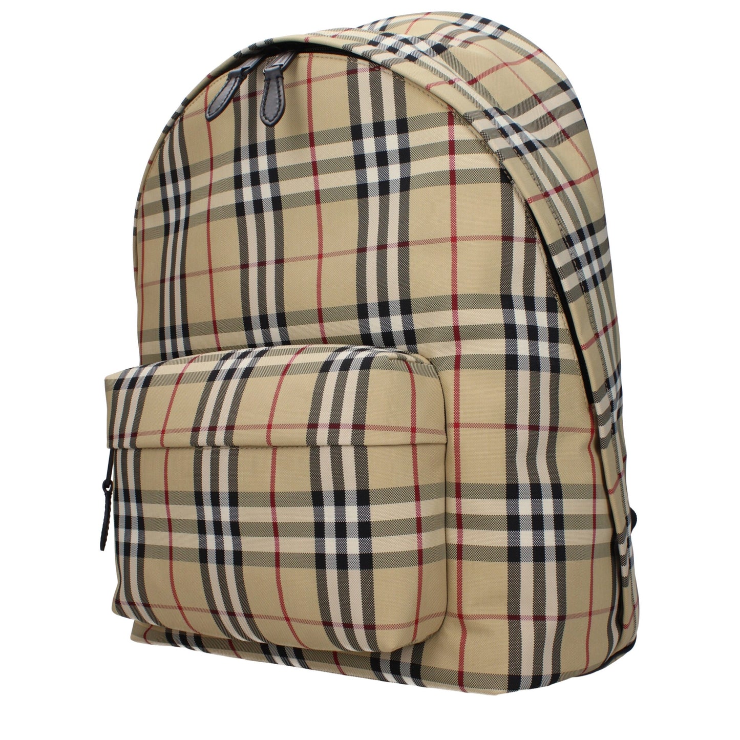 Beige Fabric Backpack
