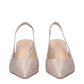 Pink Fabric High Heel Pumps