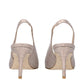 Pink Fabric High Heel Pumps