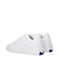 White Leather Low Top Sneakers