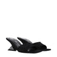 Black Leather Platform Sandals