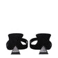 Black Leather Platform Sandals
