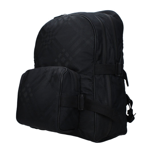 Black Fabric Backpack