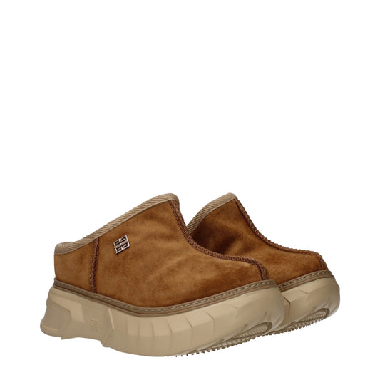 Brown Leather Slippers
