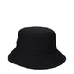 Black Fabric Bucket Hat