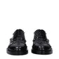 Black Leather Oxfords And Derbies