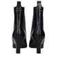 Black Leather Ankle Boots