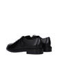 Black Leather Oxfords And Derbies
