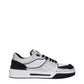 White Leather Low Top Sneakers