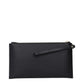Black Leather Clutch Bag