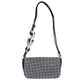 Blue Fabric Shoulder Bag