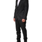 Dark Gray Wool Single Breasted 2 Piece Suit