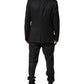 Dark Gray Wool Single Breasted 2 Piece Suit