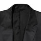 Dark Gray Wool Single Breasted 2 Piece Suit