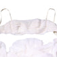 White Bustier Corset Cropped Chiffon Top