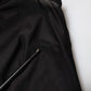 Black Nylon Sleeveless Round Neck Tank Top