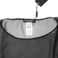 Black See Through Silk Chiffon Lace Blouse Top