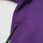 Purple Floral Print Cotton Long Sleeves Top