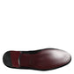 Black Velvet Gold Crown Mens Loafers Shoes