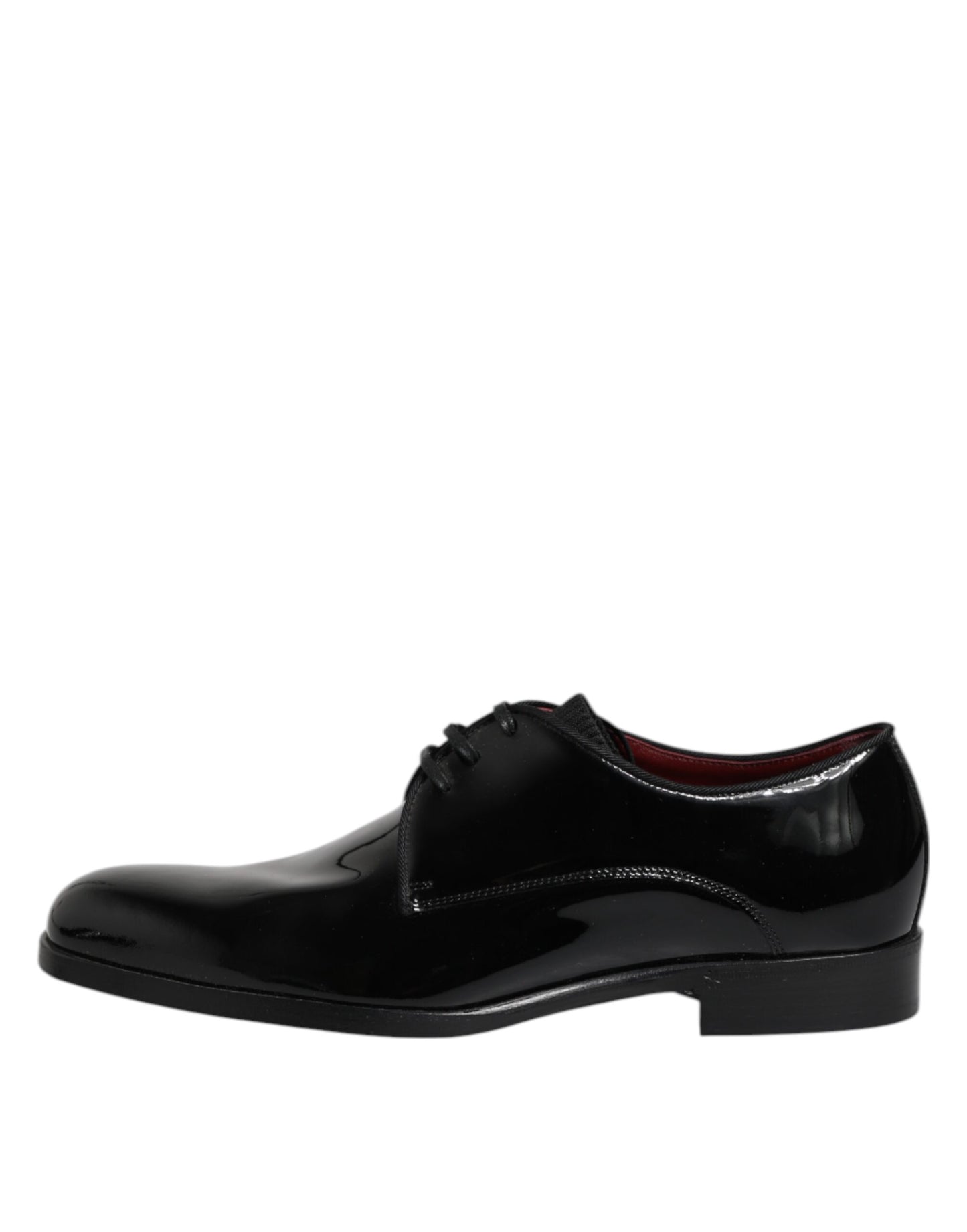 Black Leather Lace Up Men Derby Formal Shoes