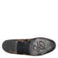 Black Floral Embroidery Men Loafers Shoes