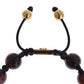 Radiant Red Tiger Eye & CZ Gold Bracelet