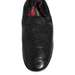 Black Leather Slip On Men Flat Loafers Shoes