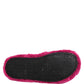 Pink Acrylic Faux Fur Mens Flats Sandals Shoes
