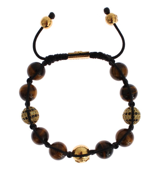 Chic Multicolor CZ & Tigers Eye Bracelet