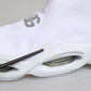 White Silver Slip On Wave Socks Sneakers Shoes