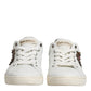 White Silver Sacred Heart Men Sneakers Shoes