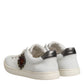 White Silver Sacred Heart Men Sneakers Shoes