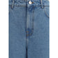 Blue Cotton Relaxed Fit Jeans