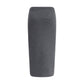 Gray Cashmere Long Skirt